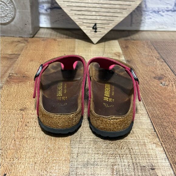 Birkenstock Womens Gizeh Patent Hot Pink Regular Width Size 38 - L 7 US - Picture 13 of 13
